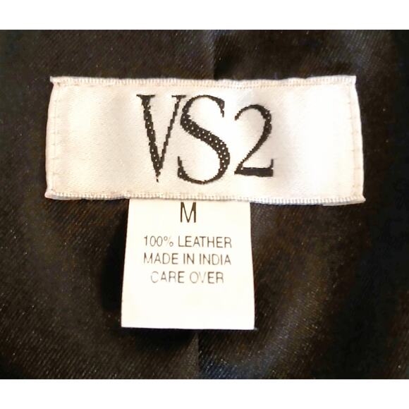 VS2 Black Leather Jacket - Picture 4 of 4
